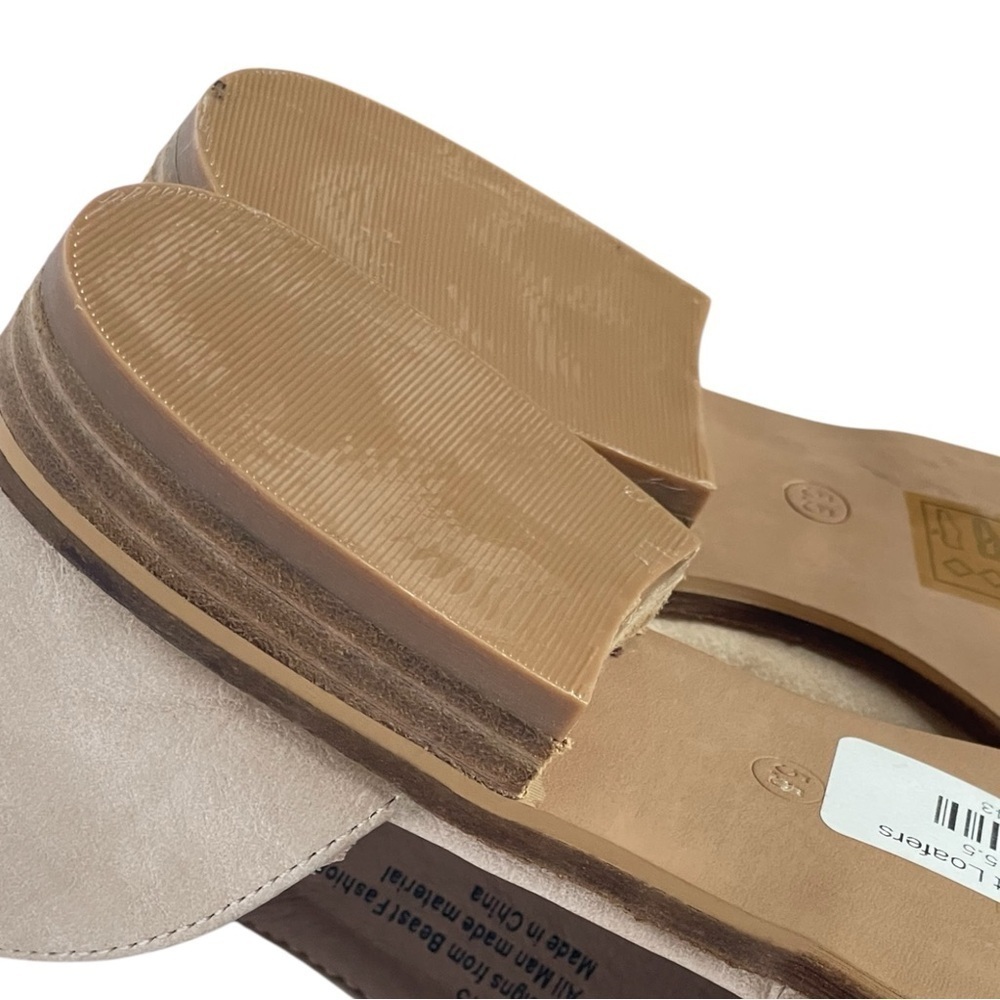 BEAST FASHION CREAM LOAFERS EUC SZ 5.5 - Picture 8 of 14